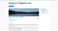 Desktop Screenshot of oldgeefus.com