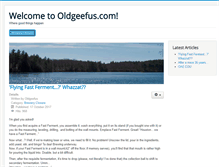 Tablet Screenshot of oldgeefus.com